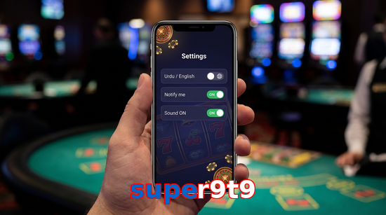 Game list for Super9t9 app section
