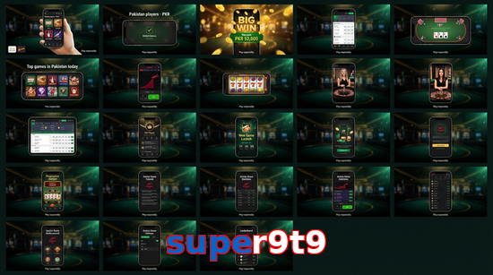 Main screen of Super9t9 bet page for PK players
